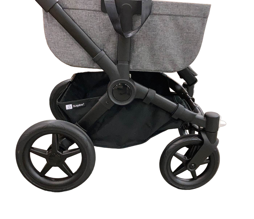 Bugaboo Donkey 5 Mono Base Stroller, Black, Grey Melange, 2023