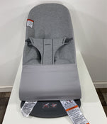 secondhand BabyBjorn Bouncer Bliss, 3D Jersey, Light Grey