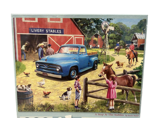 secondhand Bits And Pieces 300 Piece Puzzle, A stop at the stables