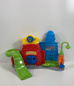 secondhand VTech Go! Go! Smart Wheels Mickey Mouse Silly Slides Fire Station