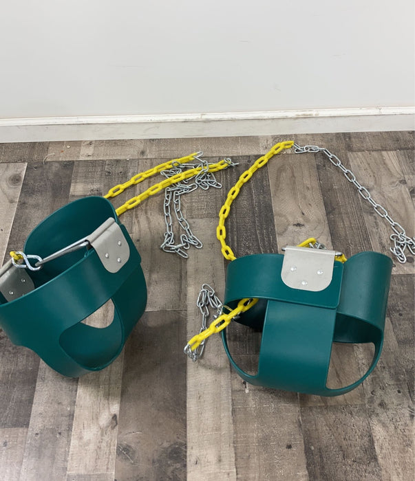 secondhand Eastern Jungle Gym Heavy-Duty High Back Full Bucket Toddler Swing