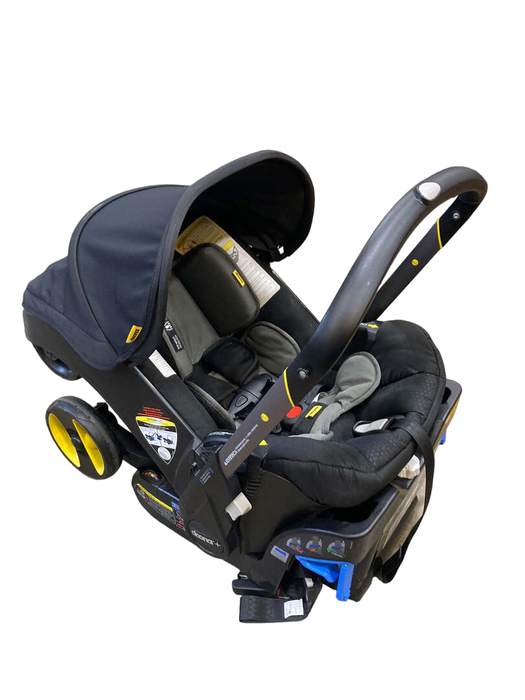 used Doona Infant Car Seat & Stroller Combo, 2019, Nitro Black