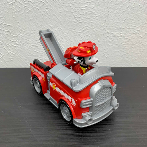 secondhand PAW Patrol Marshall Ride n Rescue Transforming 2-in-1 Playset and Fire Truck