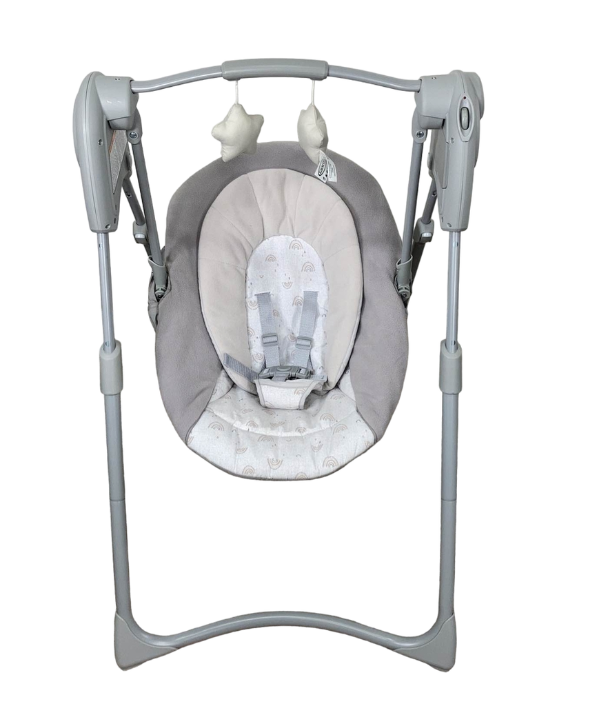 Graco Slim Spaces Compact Baby Swing, Reign