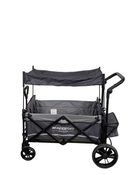 secondhand Wonderfold X2 Push + Pull Double Stroller Wagon, Stone Gray, 2021