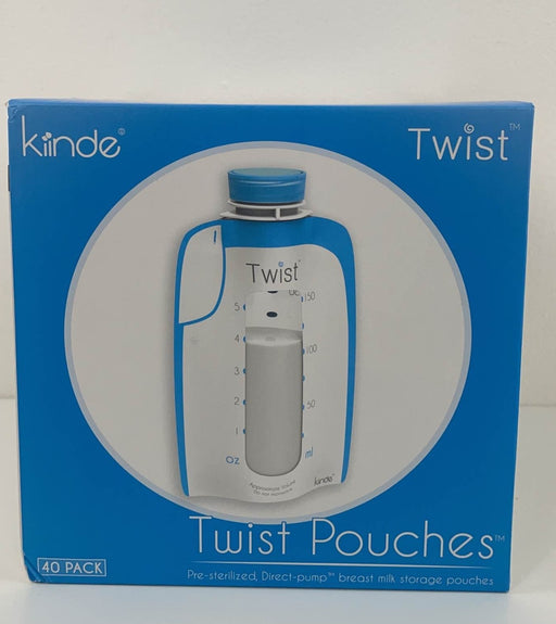 used Kiinde Twist Pouches, 6oz, 40 Pack