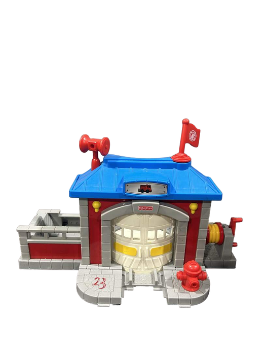 secondhand Fisher Price Geotrax Rescue Station
