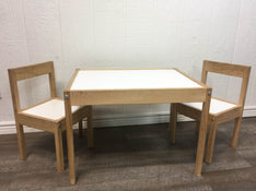 used IKEA LATT Children's Table And 2 Chairs