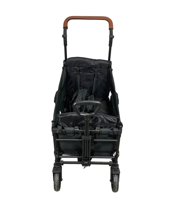 Wonderfold X2 Push + Pull Double Stroller Wagon, 2022, Black