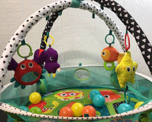 used Infantino Grow-With-Me Activity Gym and Ball Pit