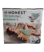 used Honest Company Club Box Diapers, Size 6, 44 Count, Big trucks/ this way that way