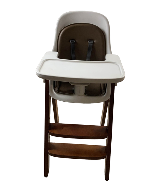 secondhand OXO Tot Sprout High Chair, Taupe/Walnut