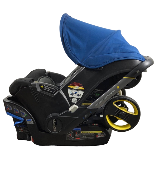 used Doona Infant Car Seat & Stroller Combo, 2020, Royal Blue