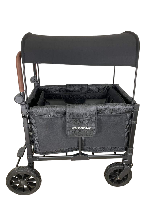 secondhand Wonderfold W4 Luxe Quad Stroller Wagon, Elite Black Camo, 2023