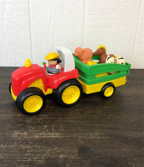 secondhand Fisher Price Little People Tow ‘n Pull Tractor