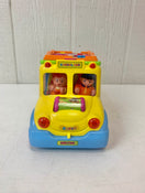 secondhand ToyThrill Yellow School Bus Musical Toy