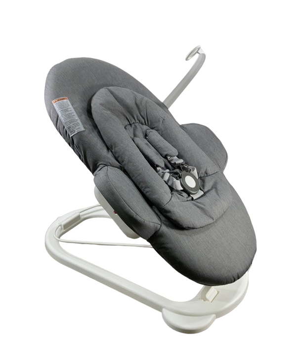 secondhand Stokke Steps Bouncer, Deep Grey White Chassis