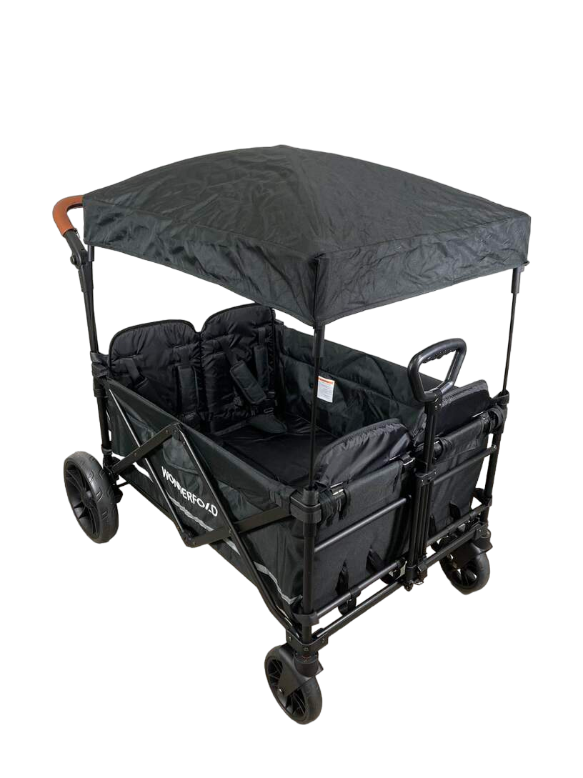 wonderfold x4 pull and push quad stroller wagon Wonderfold X4 Push & Pull Quad Stroller, Black, 2023