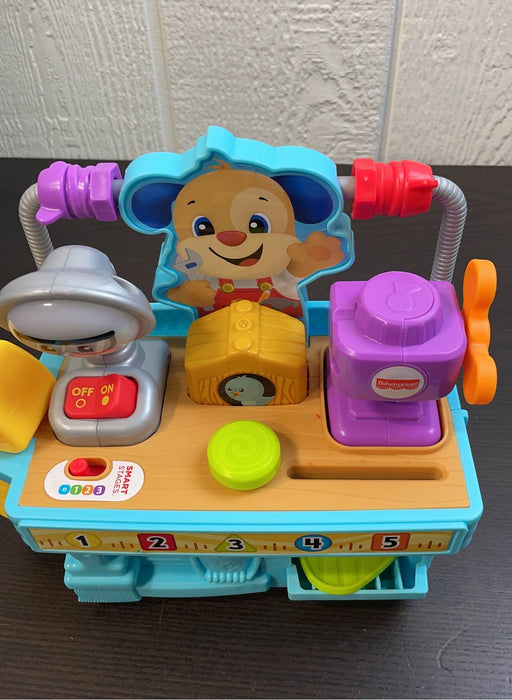 secondhand Fisher Price Laugh & Learn Busy Learning Tool Bench