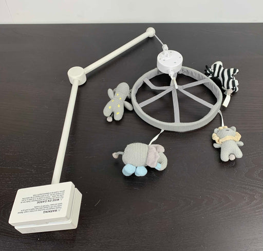 used Pottery Barn Kids Crib Mobile, Knit animals