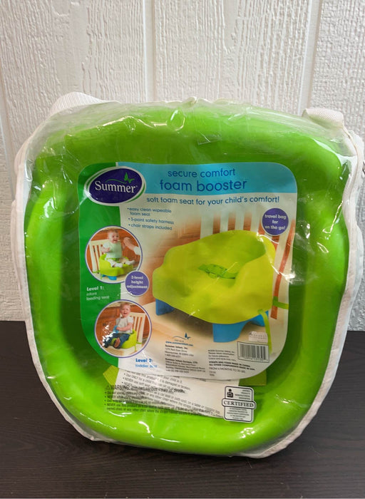 used Summer Infant Secure Comfort Foam Booster Chair