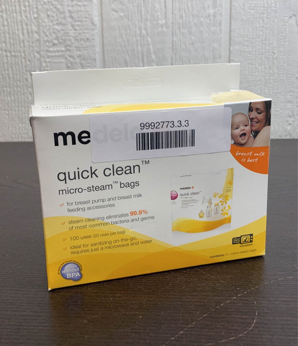 used Medela Quick Clean Micro Steam Bags