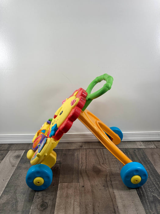 secondhand Fisher Price Musical Lion Walker