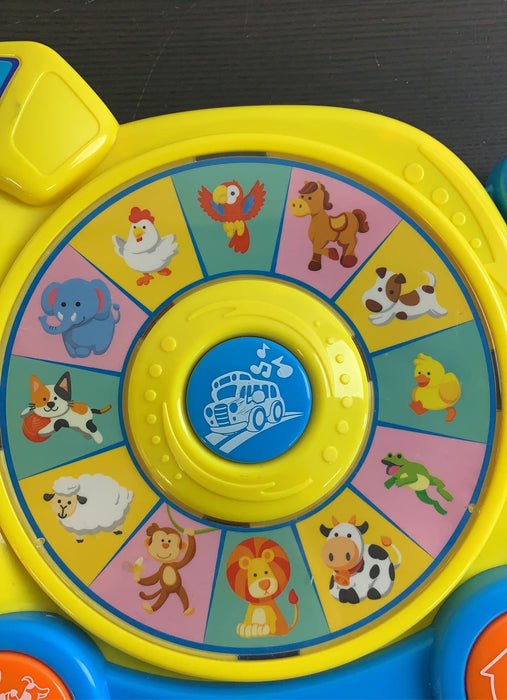 secondhand Hap P Kid Spinning Learning School Bus