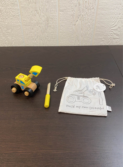 used Mud Pie Build A Excavator Wood Set