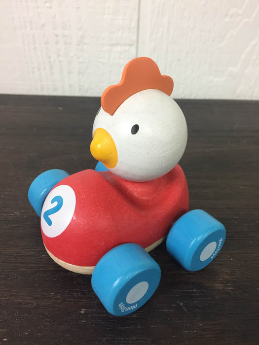 secondhand Plan Toys Chicken Racer, Push And Pull