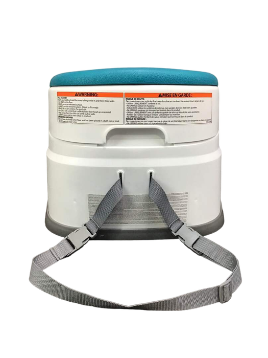 Ingenuity Baby Base 2-in-1 Booster Seat, Peacock Blue