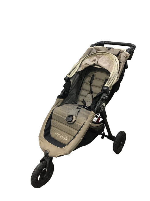 used Baby Jogger City Mini GT Single Stroller, 2014, Sand/Stone