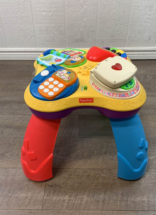 used Fisher Price Laugh & Learn Puppy and Friends Learning Table