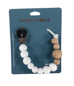 secondhand LouLou Lollipop Pacifier Clip, Jubilee, Pearl