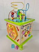 used Hape Country Critters Wooden Activity Cube