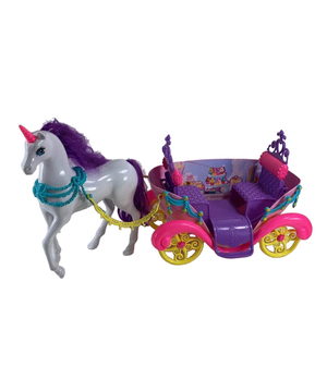 Barbie dreamtopia sweetville carriage and clearance princesses