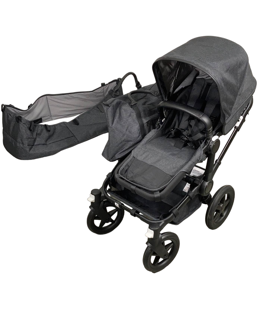 Bugaboo Donkey 5 Stroller Mono, Washed Black, Washed Black, Black, 2021