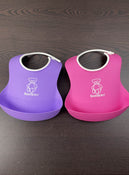 Shop BabyBjorn Feeding Bib Set 2 Pack, Purple/Pink at GoodBuy Gear