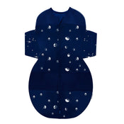 used Happiest Baby SNOO Sack, Large (18-25 lbs), Midnight Navy Planets