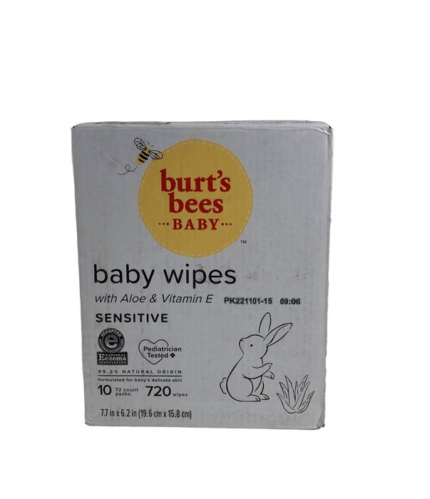 Shop Burt's Bees Baby Baby Wipes For Sensitive Skin, 720 count at GoodBuy Gear
