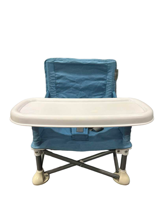 secondhand Summer Infant Pop 'n Sit Portable Booster, Original, Dusty Blue