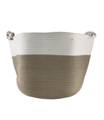 Shop Parker Baby Co. Rope Storage Basket, Round, Cream/Beige at GoodBuy Gear