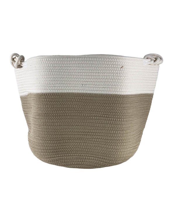 Shop Parker Baby Co. Rope Storage Basket, Round, Cream/Beige at GoodBuy Gear