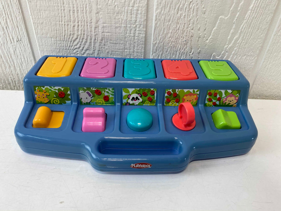 secondhand Playskool Poppin Pals Pop up Activity Toy