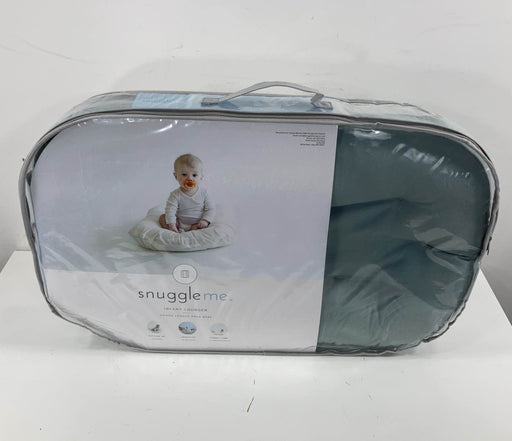 used Snuggle Me Organic Sensory Infant Lounger, Slate