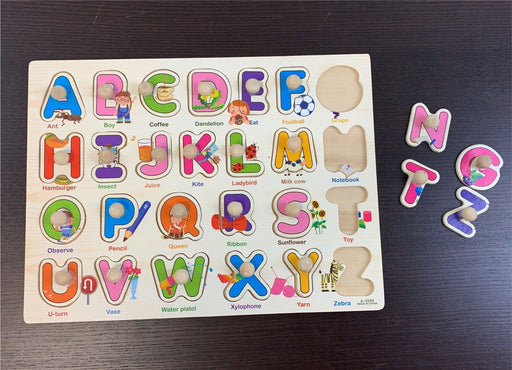 secondhand Wooden Alphabet Puzzle