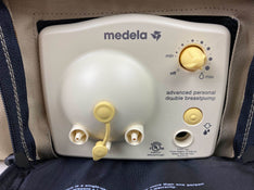 secondhand Medela Advanced Personal Double Breast Pump, With Accessories (27mm flanges)