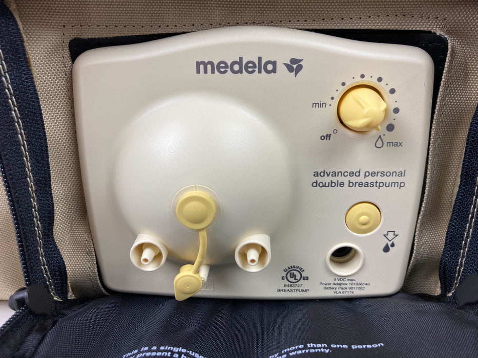 secondhand Medela Advanced Personal Double Breast Pump, With Accessories (27mm flanges)