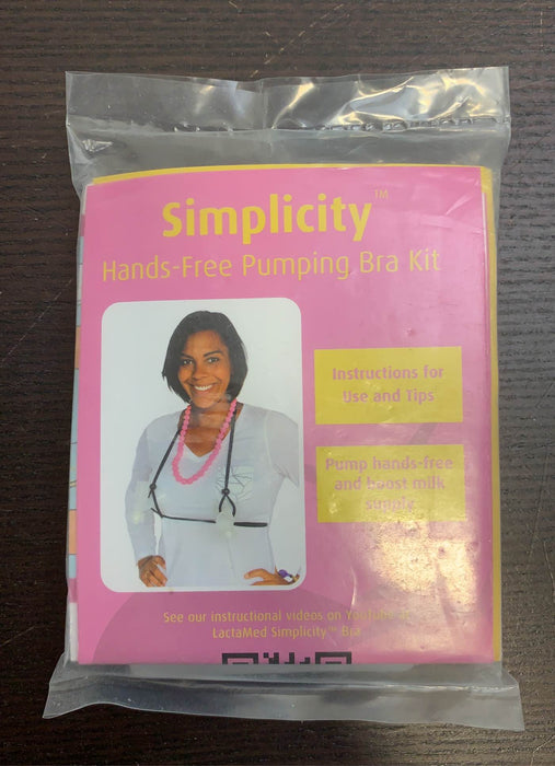 used LactaMed Simplicity Hands Free Pumping Bra Kit