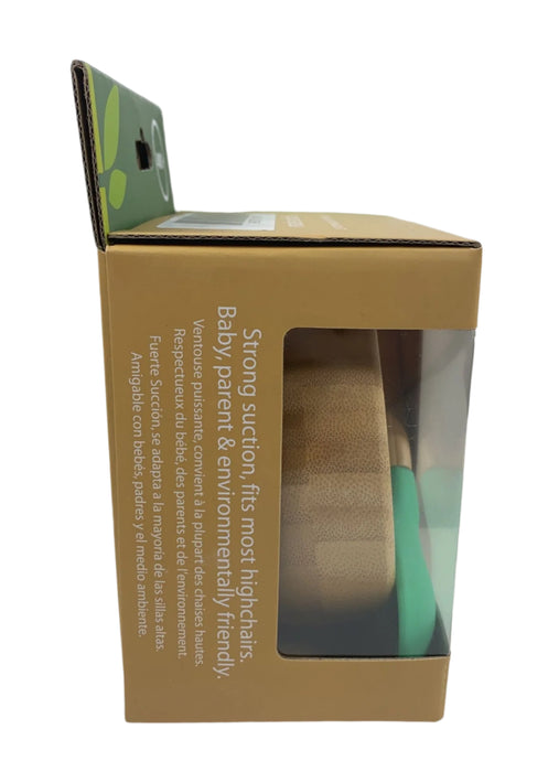 secondhand Avanchy Bamboo Bowl and Spoon Set, Green